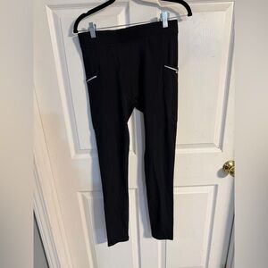 Black Men's Sweatpants with Zipper Pockets